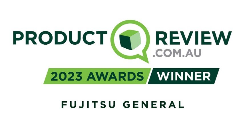 Fujitsu General Australia wins best appliance brand. Productreview.com logo