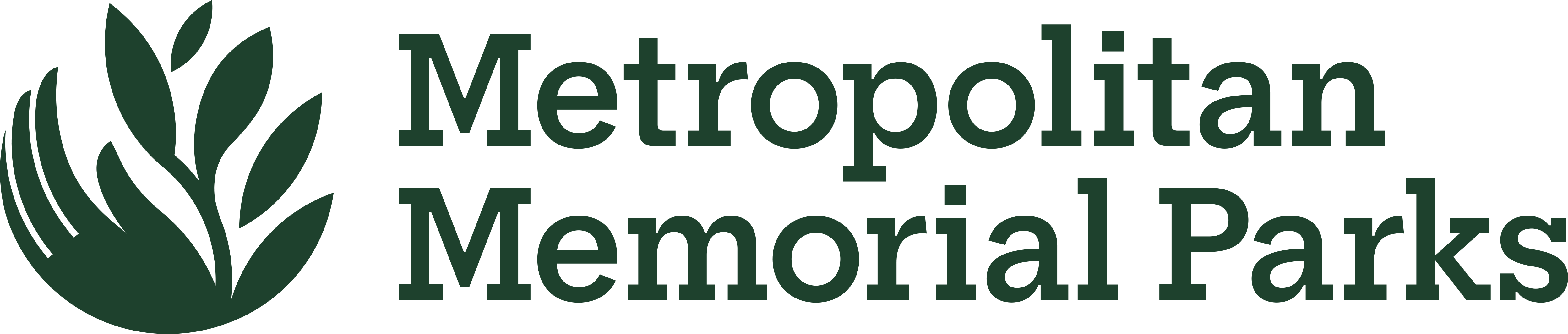 Metropolitan Memorial Parks logo.